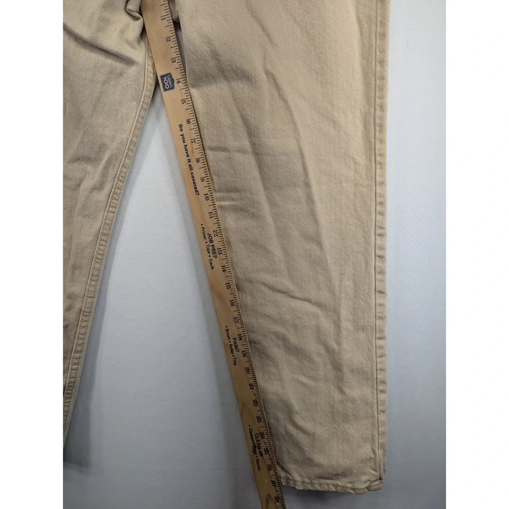 Lee Regular Fit Mens Jeans‎ 36x29 Tan Khaki Denim Straight Leg 100% Cotton